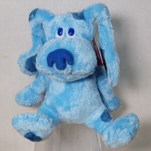 TY Blues Clues Blue Plush Dog NWT